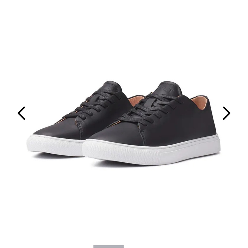 BYLT Black Leather Men's Sneakers